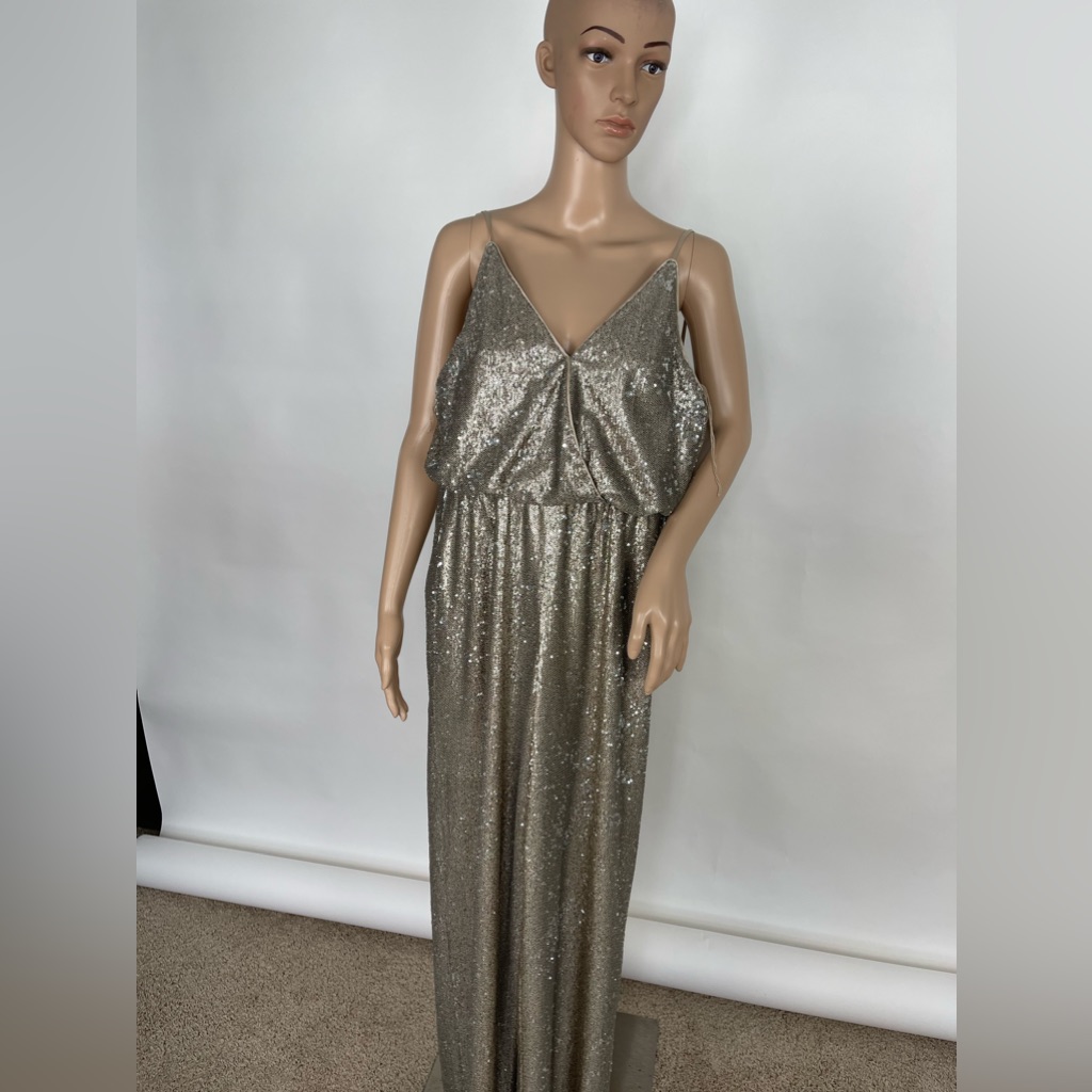 Adian Mattox Sequins Jumpsuit So Perfect For Cocktail Party And Dares.